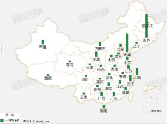 中国个人信用地图大公开 赖账总额福建居首