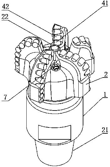 一种提高心部破岩效率的PDC钻头