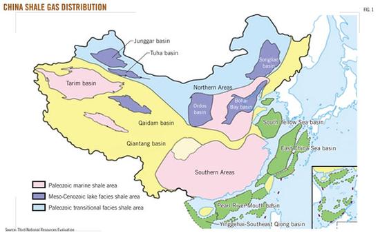 中国页岩气开发将让国际天然气市场颤抖