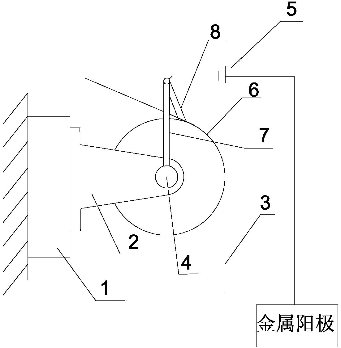 一种金刚石线生产用导电轮绝缘装置及金刚石线生产系统